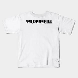 $ENT,REP,REN,EUR.00 Brand Black Logo Kids T-Shirt